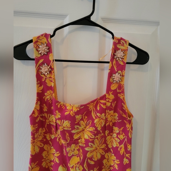 Zara Jewel Jacquard Dress NWT - Picture 8 of 12